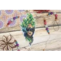 Cross stitch kit "Mask Peacock" SR-850