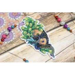 Cross stitch kit "Mask Peacock" SR-850
