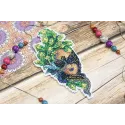 Cross stitch kit "Mask Peacock" SR-850