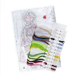Kit de point de croix "Ange du printemps" SR-851