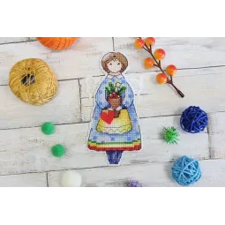 Kreuzstich-Set „Winterengel“ SR-852