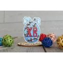 Kreuzstich-Set "Osterhase mit Huhn" SR-870