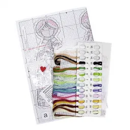 Kreuzstich-Set "Sommerengel" SR-876