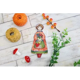 Набор для вышивания крестиком "Осенний ангел" SR-877