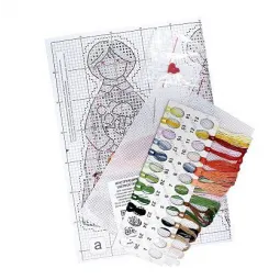 Kryželiu siuvinėjimo rinkinys "Rudens angelas" SR-877