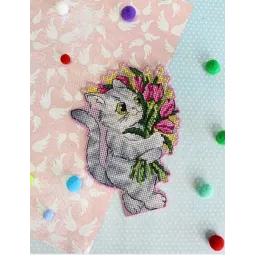 Kreuzstich-Set "Frühlingsgrüße" SR-879