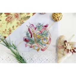 Cross stitch kit "Handmade stuff. Scissors" SM-666