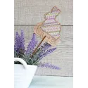 Cross-stich on wooden base "Colorful Easter" SO-078