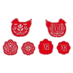 Набор для вышивания крестиком «Пасхальные топперы» ST-1003