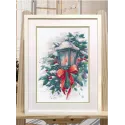 Cross stitch "Winter lantern" S1525