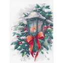 Cross stitch "Winter lantern" S1525