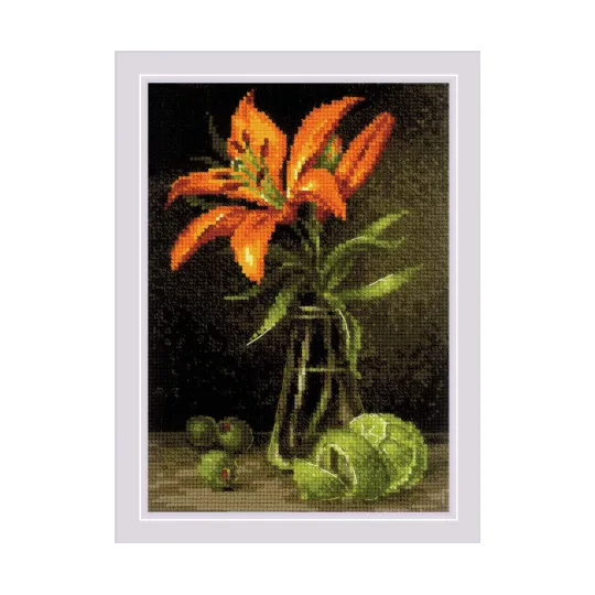 Cross stitch kit Lily and Lime 15x21 SR2097