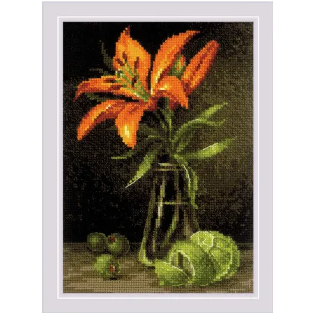 Cross stitch kit Lily and Lime 15x21 SR2097