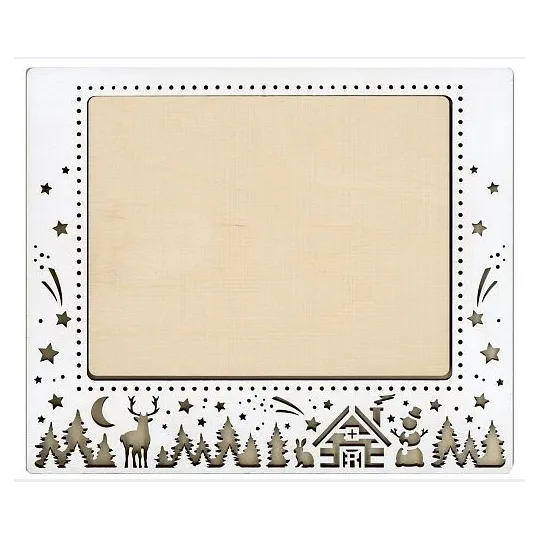 Cadre "Paysage d'hiver" horizontal moyen OR-276