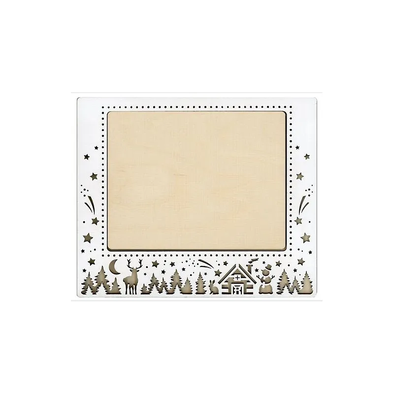 Рамка "Зимний пейзаж" горизонтальный средний OR-276