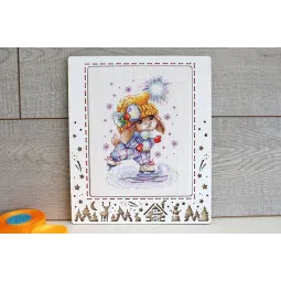 Frame "Winter evening" vertical large OR-279