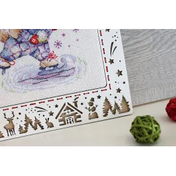 Rahmen "Winterabend" vertikal groß OR-279