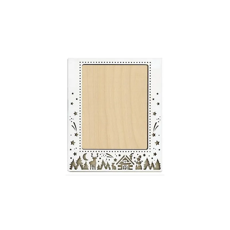 Cadre "Soir d'hiver" vertical grand OR-279