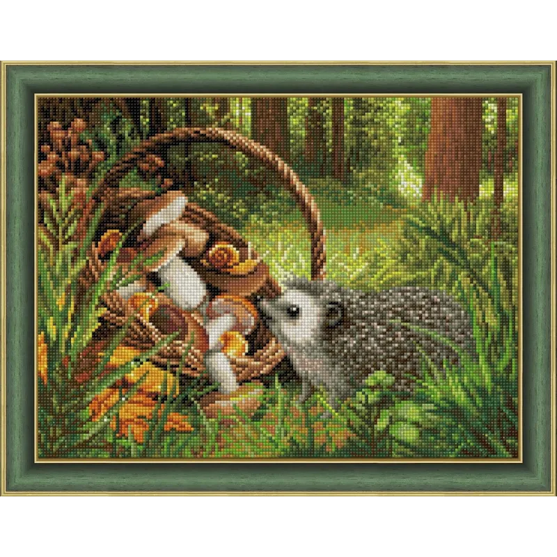 Hedgehog in the Forest 40x30 cm AM1760