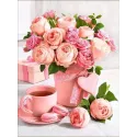 Bouquet Pink tea party 30*40 cm AM1883