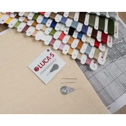 Cross stitch kit Puppies Christmas 50x35 cm SB2414