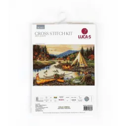 Kryželiu siuvinėjimo rinkinys Gold Creek (mažo formato versija) 33x22 cm SBU5021