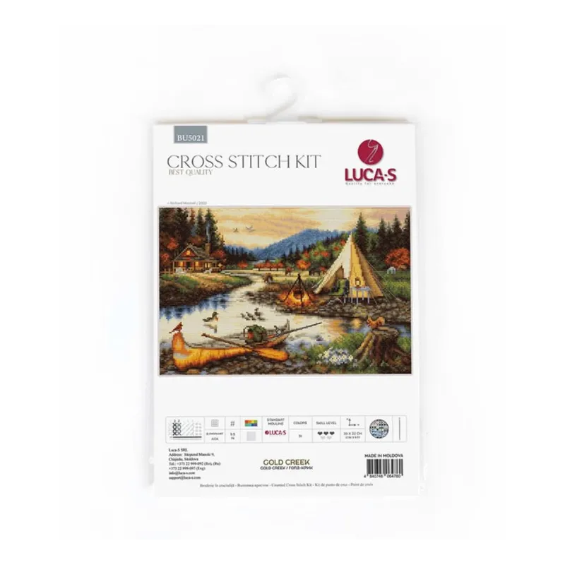 Cross stitch kit Gold Creek (small format version) 33x22 cm SBU5021 (D)