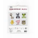 Kreuzstich-Set Freunde 3 8x9 cm SJK040