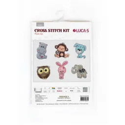 Cross stitch kit Friends 4 8x9 cm SJK041