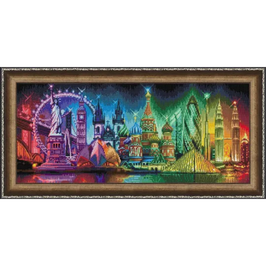 Diamant-Malerei-Set "Farben der Welt" 70 * 30 cm AM1735