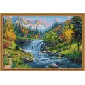 Ruisseau de montagne 60*40 cm AM1821