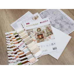 Kit de point de croix Nouvel An 57x38cm SB2416