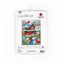 (D) Cross stitch kit Blissful Bird Feeder 25x33cm SB2417