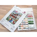 (D) Cross stitch kit Blissful Bird Feeder 25x33cm SB2417