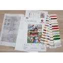 (D) Cross stitch kit Blissful Bird Feeder 25x33cm SB2417