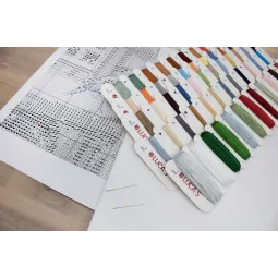 Kit de point de croix Blissful Bird Feeder 25x33cm SB2417