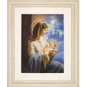 Набор для вышивания крестиком Святая Мария и дитя 18x25cm SG617