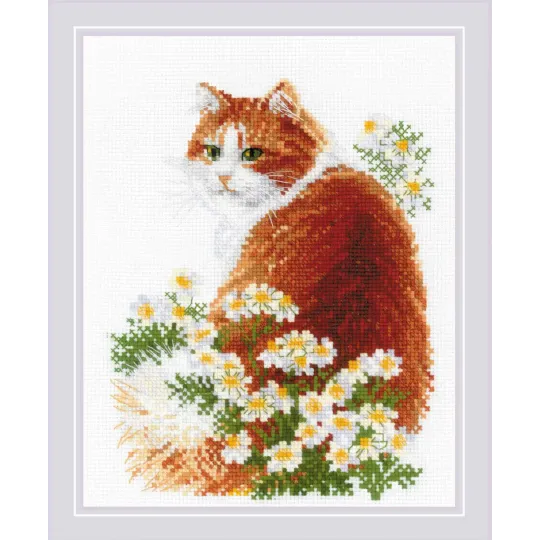Набор для вышивания крестиком Ginger Meow 24x30 SR2110