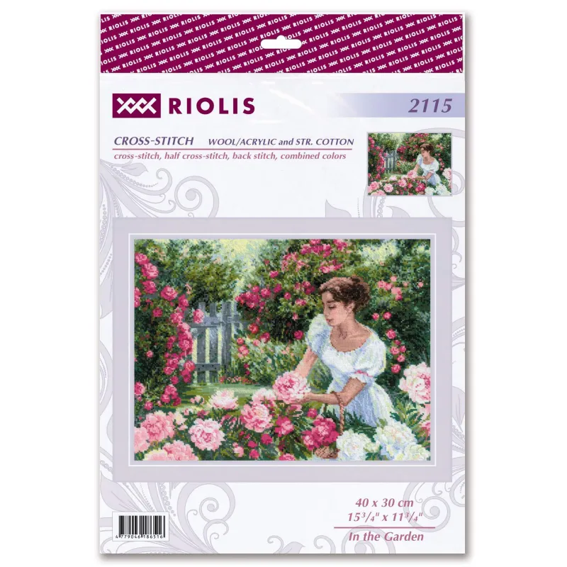 Cross stitch kit In the Garden 40x30 SR2115