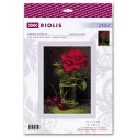 Cross stitch kit Rose and Sweet Cherry 15x21 SR2123