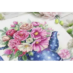 Kit de point de croix "Mallow" SA-051