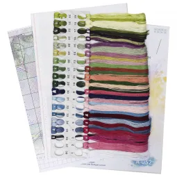 Kit de point de croix "Bouquet de roses adorables" SA-052