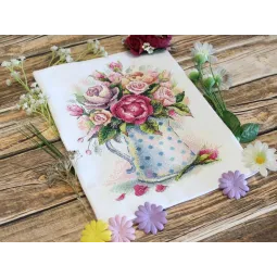 Набор для вышивания крестиком «Букет прекрасных роз» SA-052