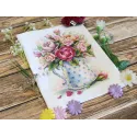 Cross stitch kit "Bouquet of lovely roses" SA-052