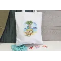 Water-soluble canvas cross stitch kit "Road to the sea" SV-688
