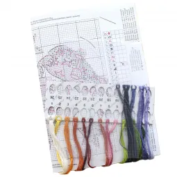 Water-soluble canvas cross stitch kit "Fox-skateboarder" SV-803