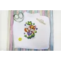 Water-soluble canvas cross stitch kit "Fox-skateboarder" SV-803