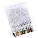Kit de point de croix sur toile hydrosoluble "Funny bear" SV-805