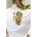 Kit de point de croix sur toile hydrosoluble "Funny bear" SV-805