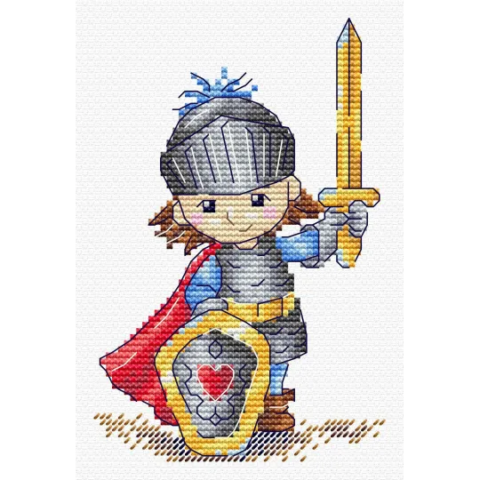 Cross stitch kit "Knight" SM-731